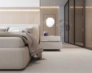 Ophelia Bed - (Queen Size) - Alesund Modern Felt