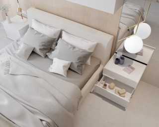 Ophelia Bed - (Queen Size) - Alesund Modern Felt