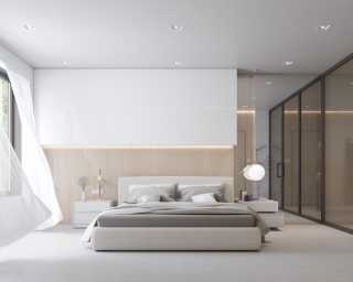 Ophelia Bed - (Queen Size) - Alesund Modern Felt