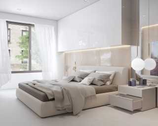 Ophelia Bed - (Queen Size) - Alesund Modern Felt