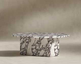 Romlulus Coffee Table - Low - Viola Marble Romlulus Coffee Table - Low - Viola Marble