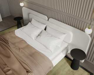 Angelo Bed Scene - Gallus Coffee Table - Black Concrete Angelo Bed Scene - Gallus Coffee Table - Black Concrete