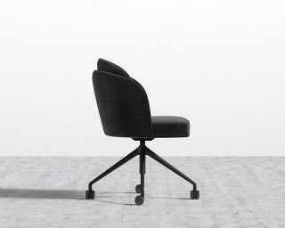 Angelo Office Chair - Plush Velvet - Black Angelo Office Chair - Plush Velvet - Black