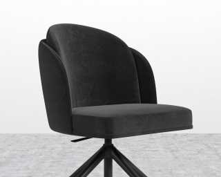 Angelo Office Chair - Plush Velvet - Black Angelo Office Chair - Plush Velvet - Black