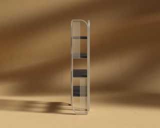 Apollo_Bookshelf_Champagne - Black Oak Apollo_Bookshelf_Champagne - Black Oak