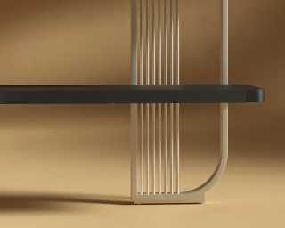 Apollo_Bookshelf_Champagne - Black Oak Apollo_Bookshelf_Champagne - Black Oak