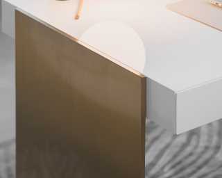 Arlo Desk Scene featuring Nova Lounge Chair Arlo Desk Scene featuring Nova Lounge Chair