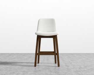 Aubrey Counter Stool - Trento Eggshell - Walnut Stain