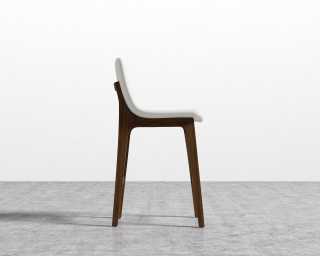 Aubrey Counter Stool - Trento Eggshell - Walnut Stain