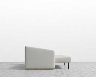 Bristol Futon - Modern Felt - Alesund - Brass legs Bristol Futon - Modern Felt - Alesund - Brass legs