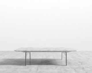 Dresden End Table - White Marble Dresden End Table - White Marble