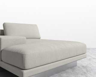Dresden Left Chaise - Plush Weave Oyster Dresden Left Chaise - Plush Weave Oyster