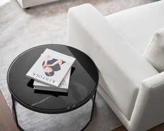 Malin coffee table featuring asha rug Istanbul Pearl 9x12 Malin coffee table featuring asha rug Istanbul Pearl 9x12