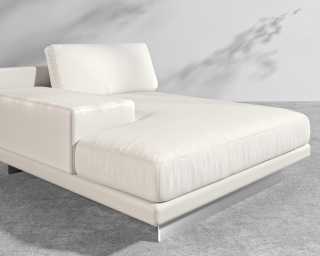 Dresden Outdoor Left Chaise with Armrest - Palisades Dresden Outdoor Left Chaise with Armrest - Palisades