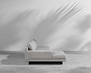 Dresden Outdoor Sectional Sofa - Encino - Black Pietra Ceramic Dresden Outdoor Sectional Sofa - Encino - Black Pietra Ceramic