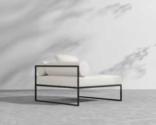 Everett Outdoor Left Corner - Palisades - Black Everett Outdoor Left Corner - Palisades - Black