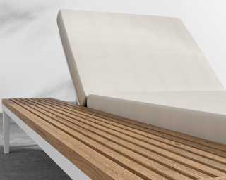 Francis Outdoor Lounger - palisades - White Francis Outdoor Lounger - palisades - White