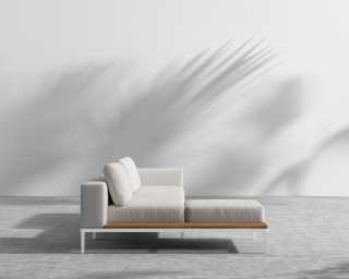 Francis Outdoor Modular - White Frame - Palisades Francis Outdoor Modular - White Frame - Palisades