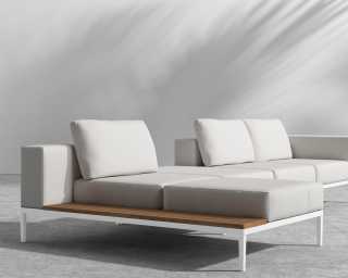 Francis Outdoor Modular - White Frame - Palisades Francis Outdoor Modular - White Frame - Palisades