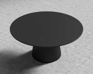 Gallus Dining Table - Black Concrete - 63" Gallus Dining Table - Black Concrete - 63"
