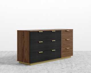 Georgio Wide Dresser - Walnut-stained Georgio Wide Dresser - Walnut-stained
