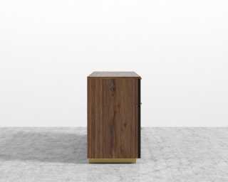 Georgio Wide Dresser - Walnut-stained Georgio Wide Dresser - Walnut-stained