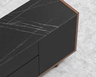 Gia Storage - Black Marble - Walnut Gia Storage - Black Marble - Walnut