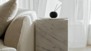 Liza Side Table - Marble