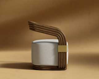 JL Curva Lounge Chair - Modern Felt - Alesund JL Curva Lounge Chair - Modern Felt - Alesund