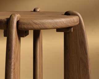 Orb Side Table - Acacia Orb Side Table - Acacia