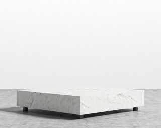 Liza Coffee Table - Carrara Marble 40x40 Liza Coffee Table - Carrara Marble 40x40
