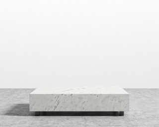 Liza Coffee Table - Carrara Marble 40x40 Liza Coffee Table - Carrara Marble 40x40