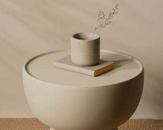 Maria Side Table - Alabaster Maria Side Table - Alabaster