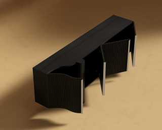 Magnus Entry Way Console - Black Oak Magnus Entry Way Console - Black Oak