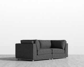 Milo Sofa - Compact - Modern Tweed - Dark Comet Milo Sofa - Compact - Modern Tweed - Dark Comet