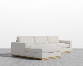 Noah Sectional - Brass - Chatou Boucle - Pearl Noah Sectional - Brass - Chatou Boucle - Pearl