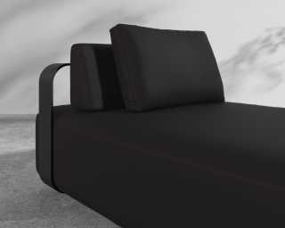 Nobi Outdoor Daybed - Arcadia - Black Nobi Outdoor Daybed - Arcadia - Black