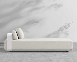Nobi Outdoor Daybed - Palisades - White Nobi Outdoor Daybed - Palisades - White