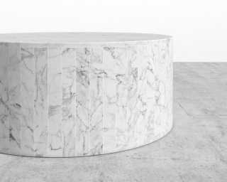 Nova Coffee Table – White Cararra Marble Nova Coffee Table – White Cararra Marble