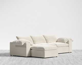 Nuvo_Sectional_Plush_Velvet - Cloud