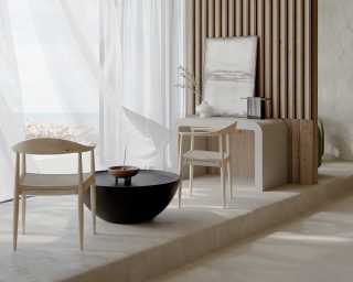 Round Chair Woven - Natural Scene Round Chair Woven - Natural Scene