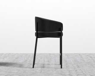 Solana_Counter_Stool_Black_Plush_Velvet - Black Solana_Counter_Stool_Black_Plush_Velvet - Black