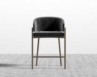 Solana_Counter_Stool_Brass_Plush_Velvet_Black