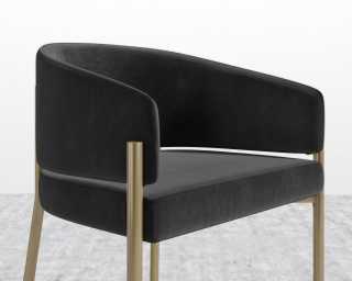 Solana_Counter_Stool_Brass_Plush_Velvet - Black Solana_Counter_Stool_Brass_Plush_Velvet - Black