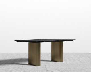 Solana Dining Table - 71" - Black Marble