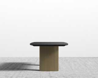 Solana Dining Table - 71" - Black Marble