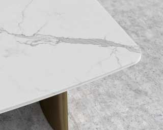 Solana Dining Table - 71" - White Ceramic Solana Dining Table - 71" - White Ceramic