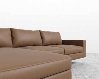 Sophia Sectional - Left Hand Facing - Microfiber - Trento Caramel Sophia Sectional - Left Hand Facing - Microfiber - Trento Caramel