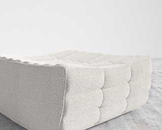 Tanner Ottoman - Chatou Boucle - Pearl Tanner Ottoman - Chatou Boucle - Pearl