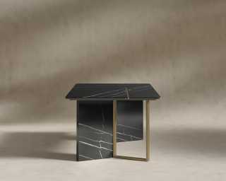 Terzo Table - Black Marble - 82" Terzo Table - Black Marble - 82"
